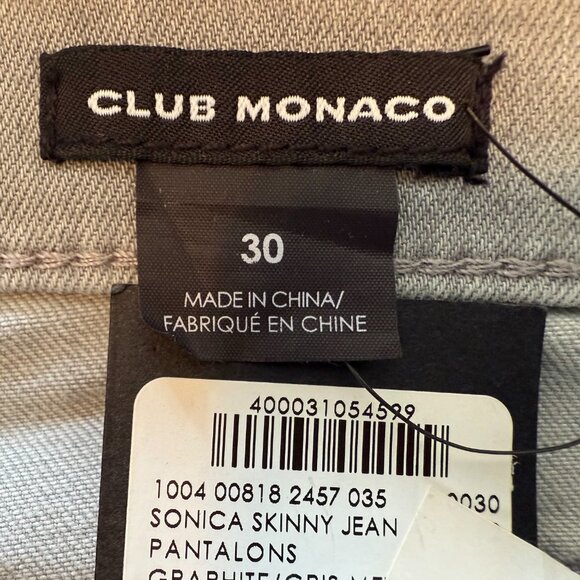 Club Monaco | Gray Sonica Skinny Jeans 30 - Picture 10 of 13